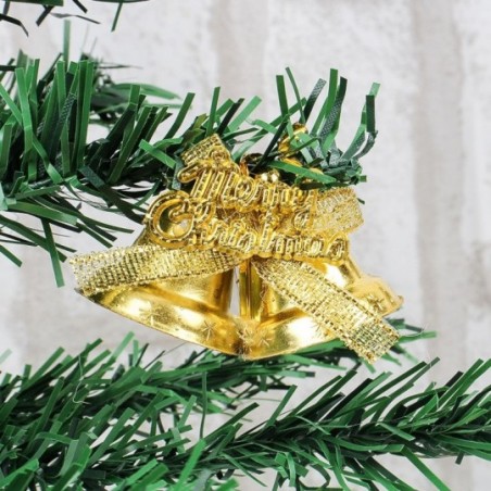 Pendente Sino Duplo Dourado 6 Peças 3cm Enfeite Natal - Compre Agora!