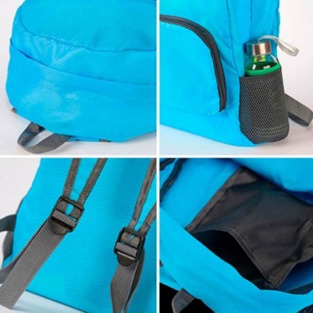 Mochila Dobrável À Prova D' água Design Exclusivo Unissex Escolar - Feira da Madrugada SP
