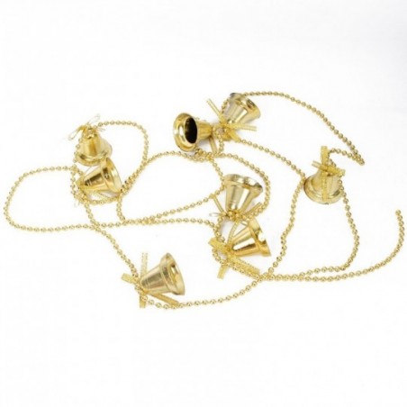 Cordão De Bolinha Enfeite Natalino Sinos 3cm x 2m - Compre Agora!