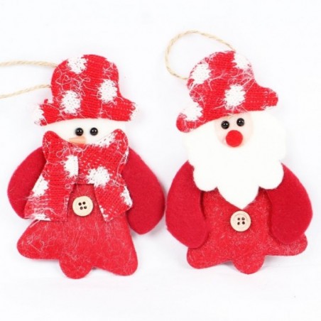 Pendente Boneco Papai Noel 13cm Enfeite Árvore Natal - Compre Agora!