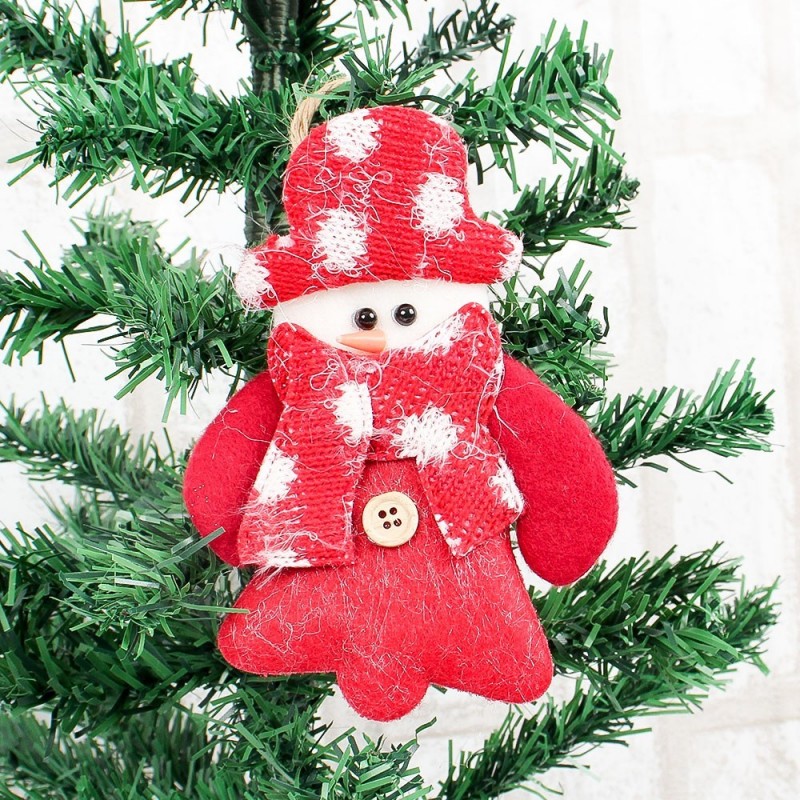 Pendente Boneco Papai Noel 13cm Enfeite Árvore Natal - Compre Agora!