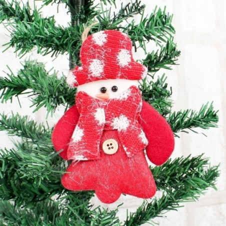 Pendente Boneco Papai Noel 13cm Enfeite Árvore Natal - Compre Agora!