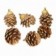 Kit Pendente Pinhas 3cm Enfeite Para Árvore De Natal - Compre Agora!