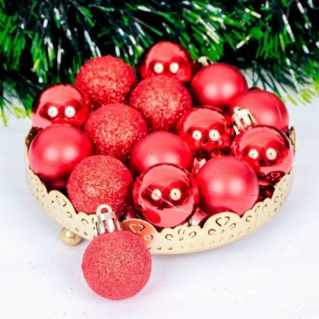 Kit Árvore De Natal 90cm Com 62 Enfeites + Pisca Pisca 127V