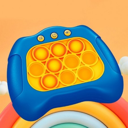 Game Pop-it Eletrônico Anti Stress A Pilha Fast Push Portátil - Feira da Madrugada SP