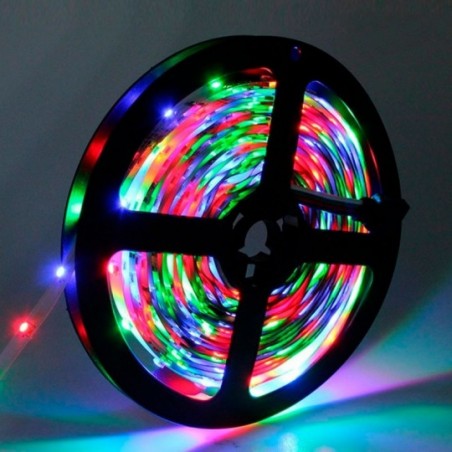 Fita Led Ultra Rgb 5050 3M Com Controle Rolo 16 Cores - Feira da Madrugada SP