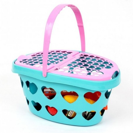 Cesta Piquenique Brinquedo Infantil Com 15 Peças Zuca Toys