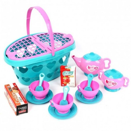Cesta Chazinho Brinquedo Infantil Com 14 Peças Zuca Toys