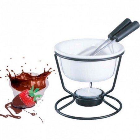 Jogo De Fondue Halle Com 5 Peças 140 Ml A Vela - Feira da Madrugada SP