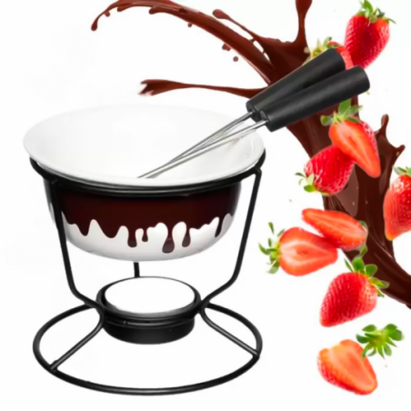 Conjunto Para Fondue De Cerâmica 5 Peças 140 ML - Compre Agora!