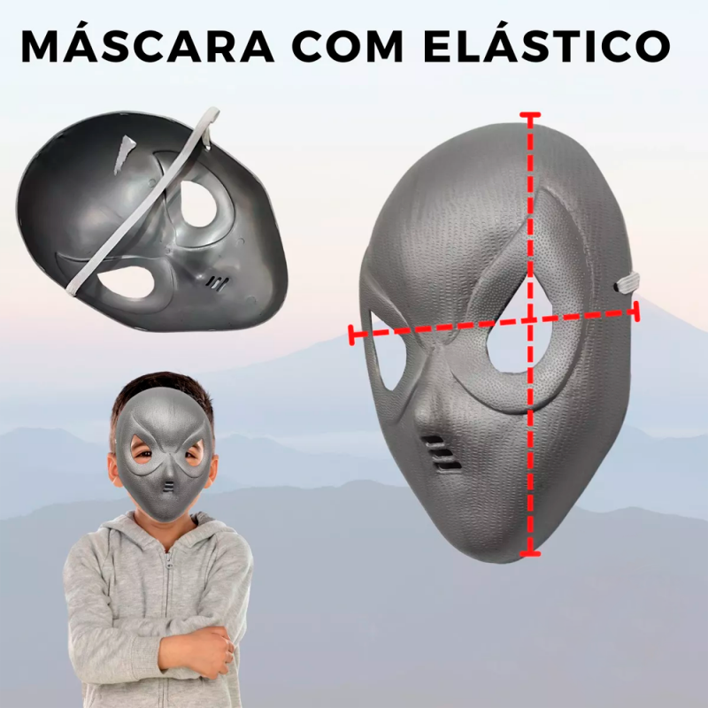 Máscara Aranha Ninja De Plástico Com Elástico Infantil - Compre Agora!