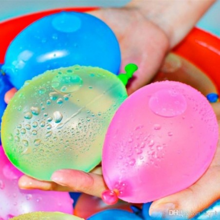 Kit Bexigas Balões De Água Colorida Com 37 Peças Super Divertido - Feira da Madrugada SP