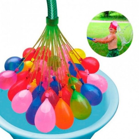 Kit Bexigas Balões De Água Colorida Com 37 Peças Super Divertido - Feira da Madrugada SP