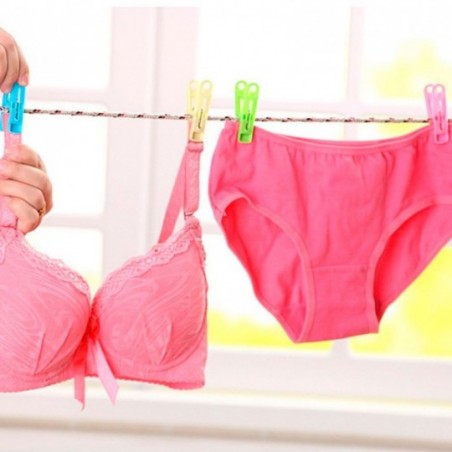 Prendedores De Roupas Coloridos Plástico 12 Peças - Feira da Madrugada SP
