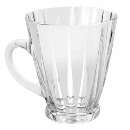Kit Caneca Coffee Time De Vidro 6 Peças 180ml - Compre Agora!