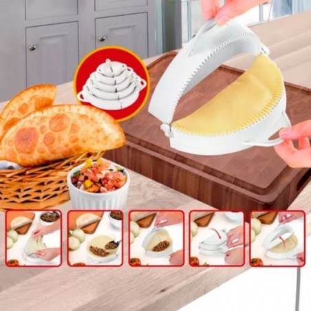 Forma Para Pastel 5 Moldes Fogaça Salgados Plástico - Feira da Madrugada SP