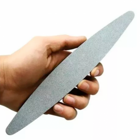 Pedra Para Afiar Facas E Lâminas Formato Tipo Canoa 22cm - Compre Agora!