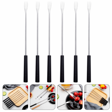 Jogo De Garfos Para Fondue 6 Peças Aço Inox Kehome - Compre Agora!
