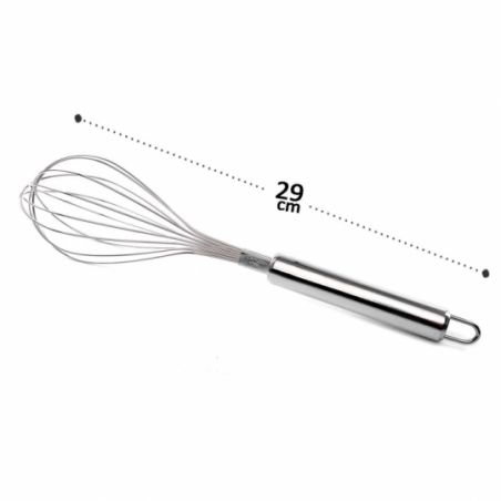Batedor Claras Fouet Médio Aço Inox 29 cm - Compre Agora!