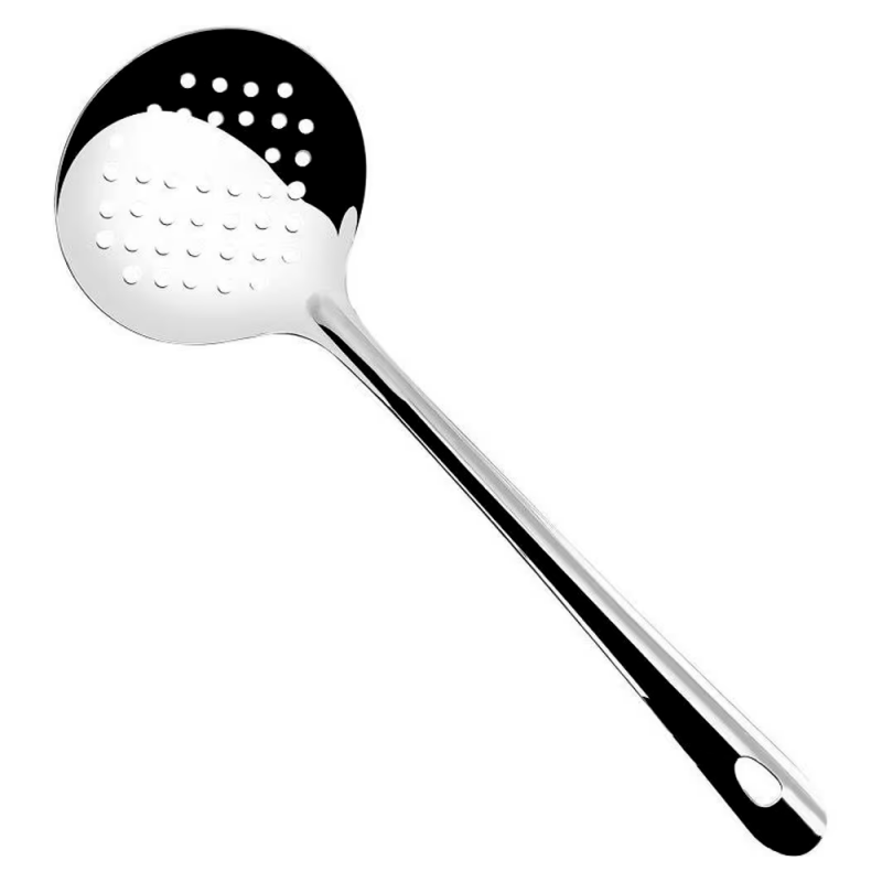 Escumadeira De Aço Inox Média Para Arroz 32cm