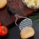 Amassador Espremedor De Legumes Multiuso Em Aço Inox