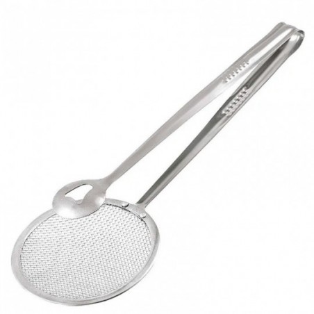 Escumadeira Para Fritura Com Pegador Em Inox 10 Cm - Feira da Madrugada SP