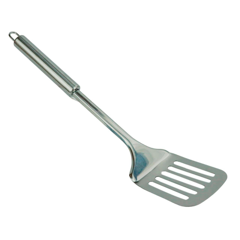 Espátula De Cozinha Vazada Em Aço Inox 33,5 cm No Atacado - Compre Agora!