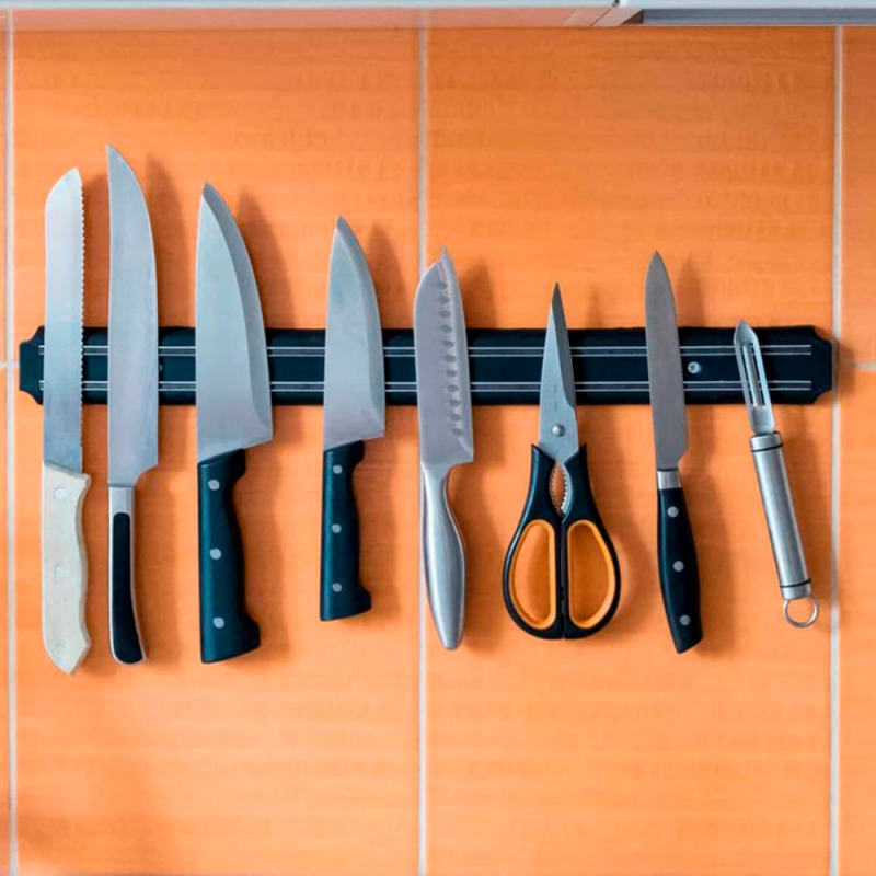 Barra Magnética De Cozinha Imã Para Facas 38cm - Compre Agora!
