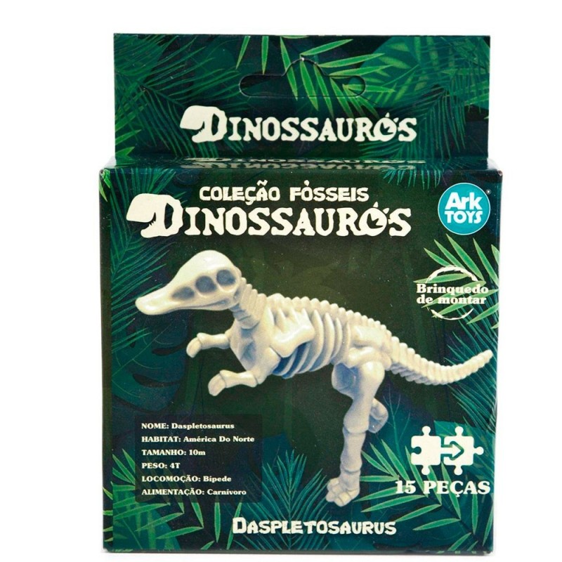 Fosseis De Dinossauros Brinquedo Colecionável Desmotável 15 peças - Feira da Madrugada SP