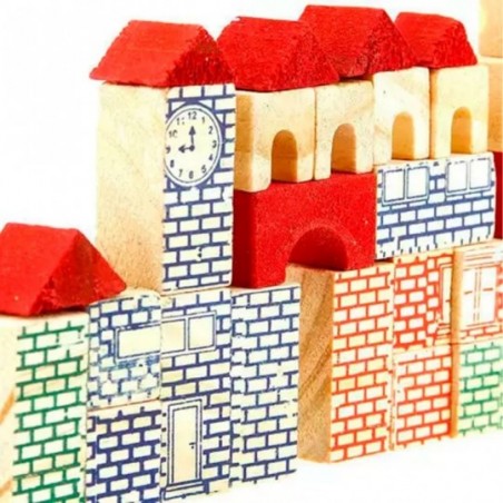 Mega Construção Blocos De Montar Com 54 Peças Brinquedo - Feira da Madrugada SP