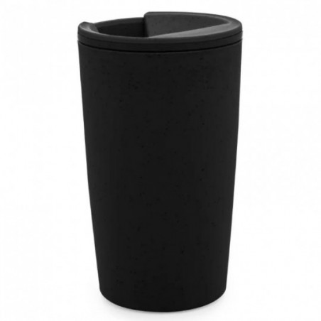 Copo Térmico Com Tampa De Bambu 500 Ml Sustentável - Feira da Madrugada SP