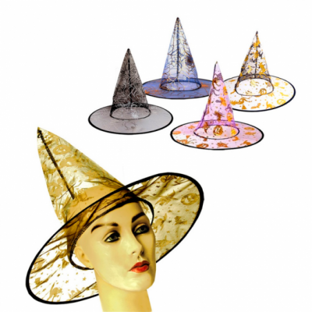 Chapéu de Bruxa Halloween Festa Fantasia Decoração - Compre Agora! 2