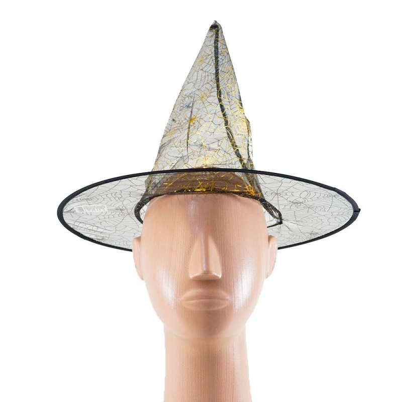 Chapéu de Bruxa Halloween Festa Fantasia Decoração - Compre Agora!