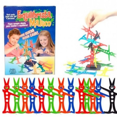 Jogo Didático Equilibrista Maluco Brinquedo Infantil - Feira da Madrugada SP