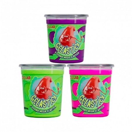 Slime Gelástica Colorida 180g Mega ElasticaPara Brincar Infantil - Feira da Madrugada SP