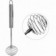 Batedor De Ovos Claras Fouet Com Mola Em Inox 24 Cm - Feira da Madrugada SP
