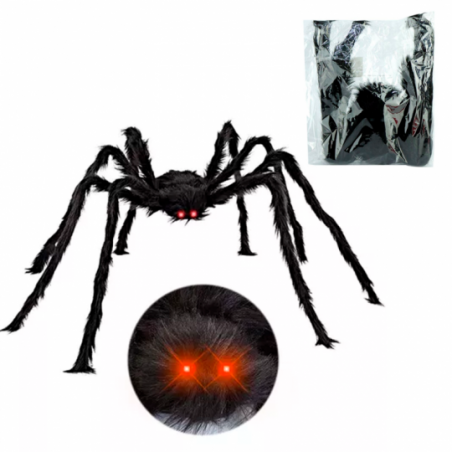 Enfeite Aranha de Plástico Halloween 50cm Decoração - Compre Agora!