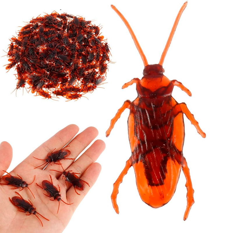 Kit Barata De Plástico Enfeite Halloween 36 Peças - Compre Agora!