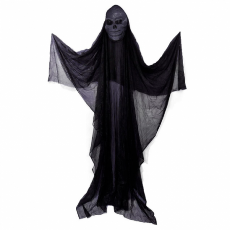 Enfeite Caveira De Pendurar 3m Preto Halloween Decoração - Compre Agora!