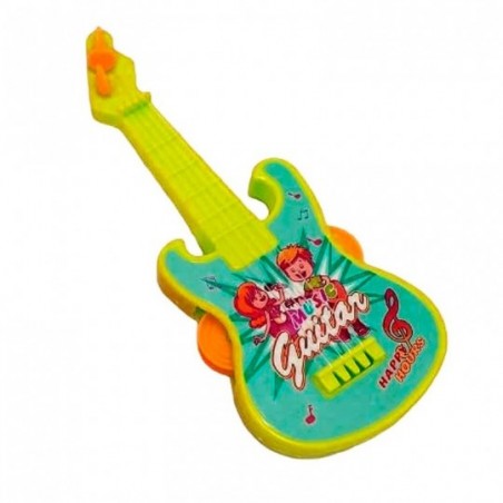 Mini Guitarra Pandeiro De Brinquedo Infantil Colorido - Feira da Madrugada SP