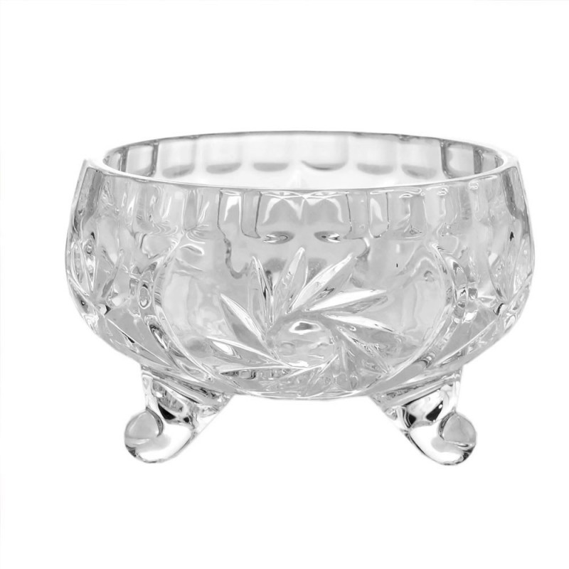 Bomboniere De Vidro Com Pézinhos Bowl Prima 8 Cm - Feira da Madrugada SP