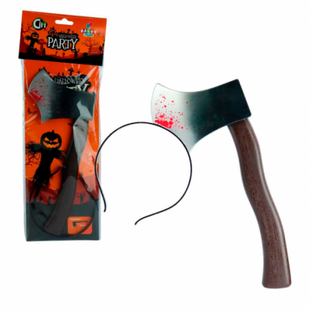 Tiara Machado Com Sangue Falso Acessório Para O Halloween - Compre Agora!