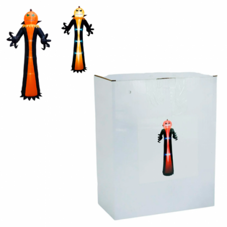 Abóbora Monstro Inflável LED Bivolt 2,7m Halloween Decoração - Compre Agora!