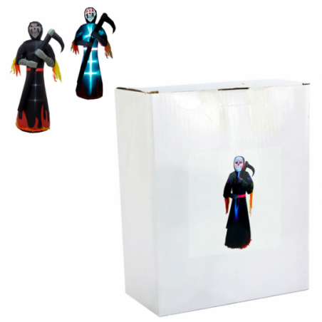 Inflável Caveira Foice LED Bivolt 2,3m Decoração Halloween - Compre Agora!