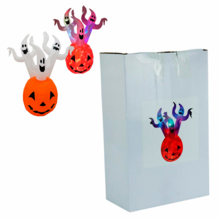 Inflável Família Fantasma LED BIV 1,9m Decoração Halloween - Compre Agora!