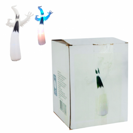 Fantasma Inflável Grande De LED BIV 3,6m Decoração Halloween - Compre Agora!