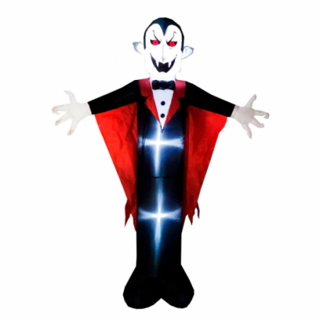 Vampiro Inflável De LED Bivolt 1,80m Decoração Halloween - Compre Agora!