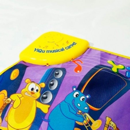 Tapete Musical Infantil Baby Sons De Animais Com Luz - Feira da Madrugada SP