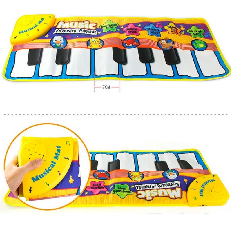 Tabele Teclado Musical Baby Com Musicas Sons De Animais Infantil - Feira da Madrugada SP