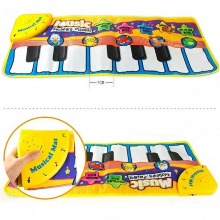 Tabele Teclado Musical Baby Com Musicas Sons De Animais Infantil - Feira da Madrugada SP